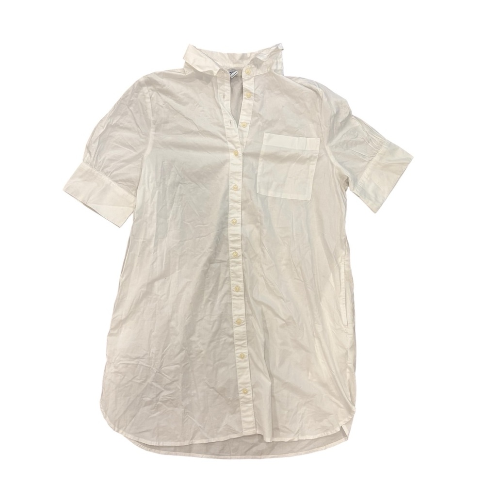 Old Navy White Casual Button Down Shirt